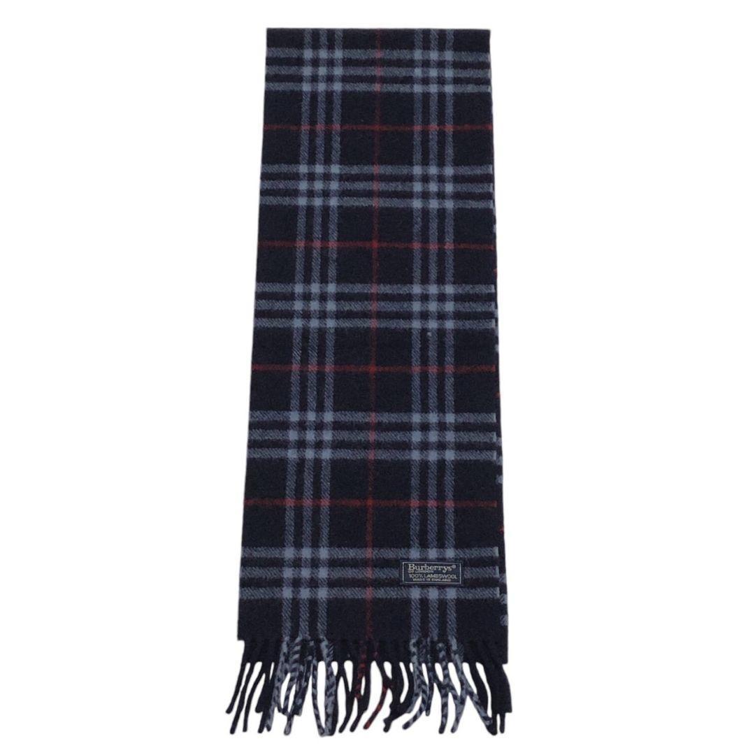 美品✨Burberrys バーバリー マフラー イギリス製 ノバチェック ウール
