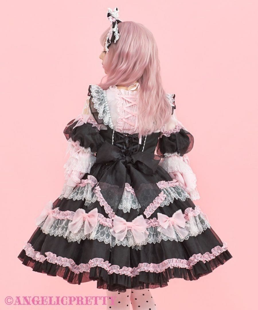 Angelic PrettyふわふわRibbon Doll Dressセット