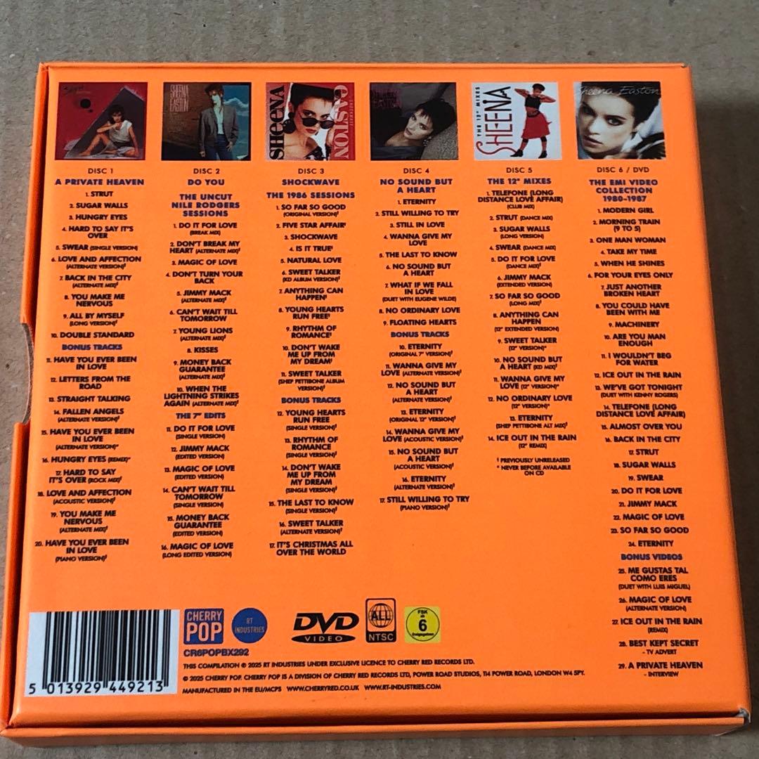 5CD＋DVD 紙ジャケット シーナ・イーストン Strut 紙ジャケ ボックス