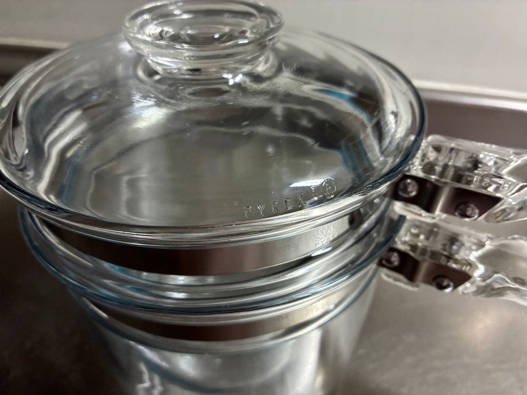 オールドパイレックス ダブルボイラー PYREX フレームウェア6283 美品