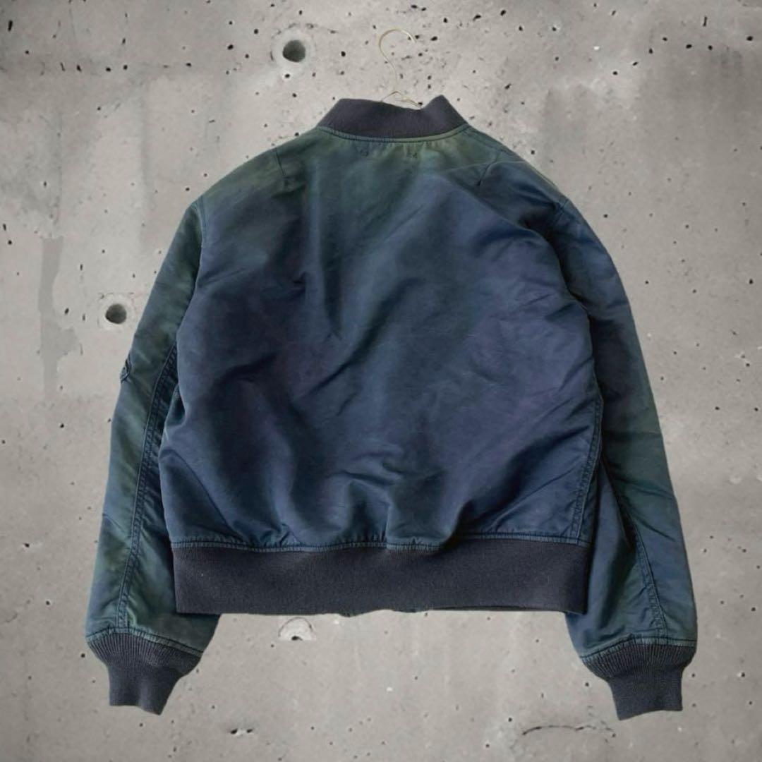 希少 SOULIVE INDIGO MA-1ジャケット 短丈 vintage L