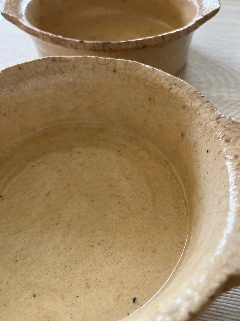 十場あすか　グラタン皿　2個セット　耐熱　器　食器　作家物
