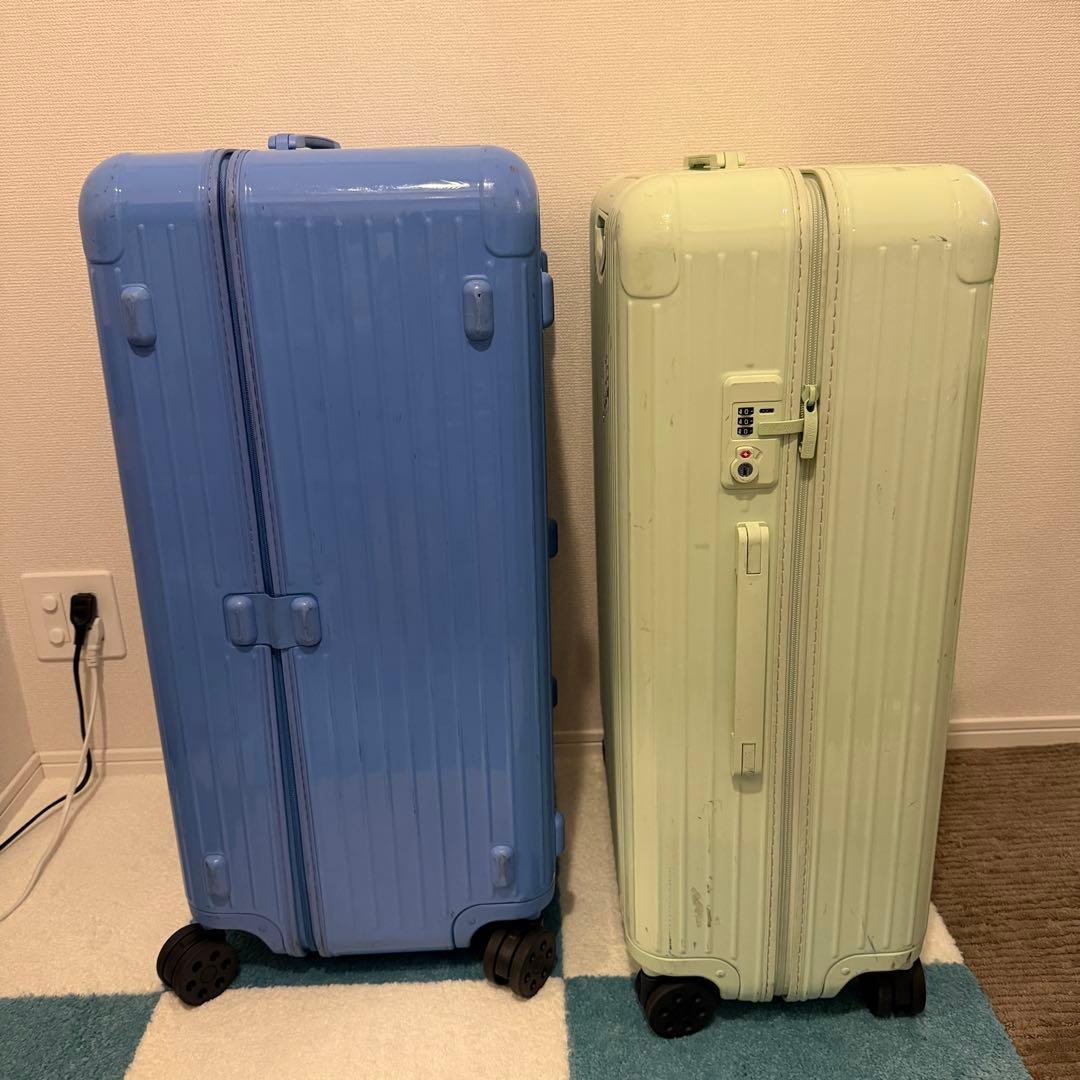 【正規品】RIMOWA スーツケース ブルー 大型 キャリーケース