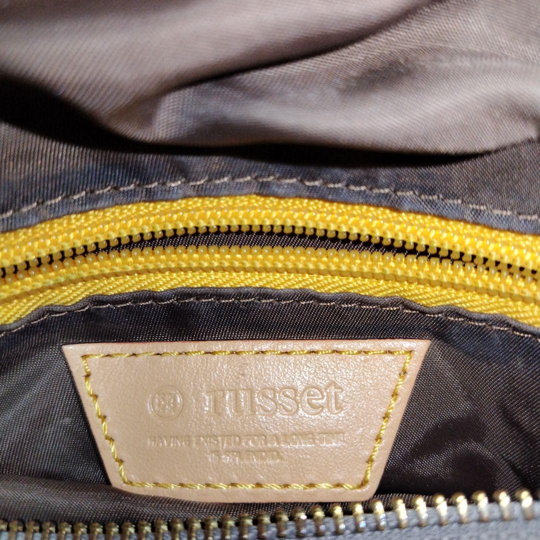 russet２Wayショルダーバッグ＆ボストンバッグ　グレーモノグラム❴美品❵
