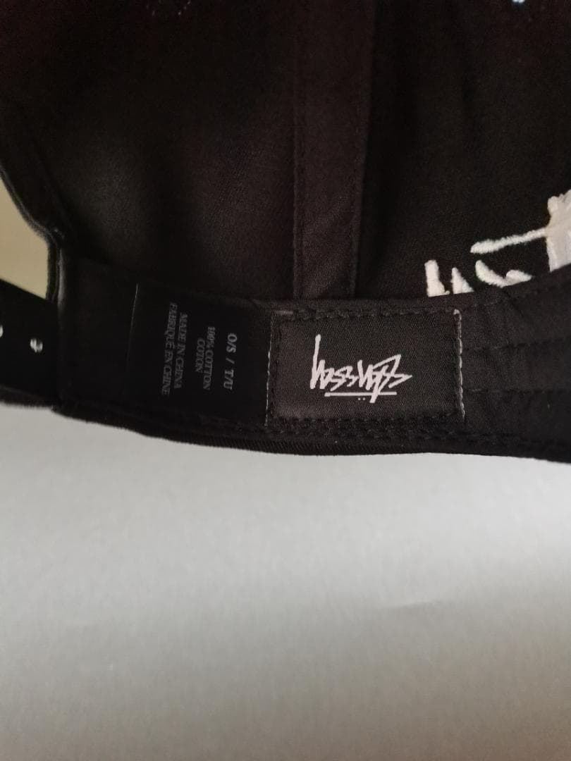 T*o様 Stussy 刺繍Sロゴ ブラックキャップ