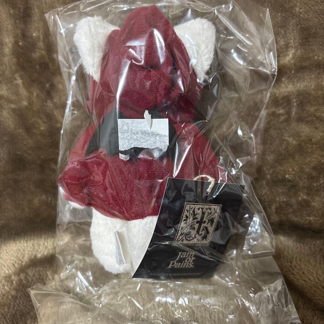 jam or Pains.様白猫悪魔ずきん(シロネコ)ぬいぐるみジャムオアペイン