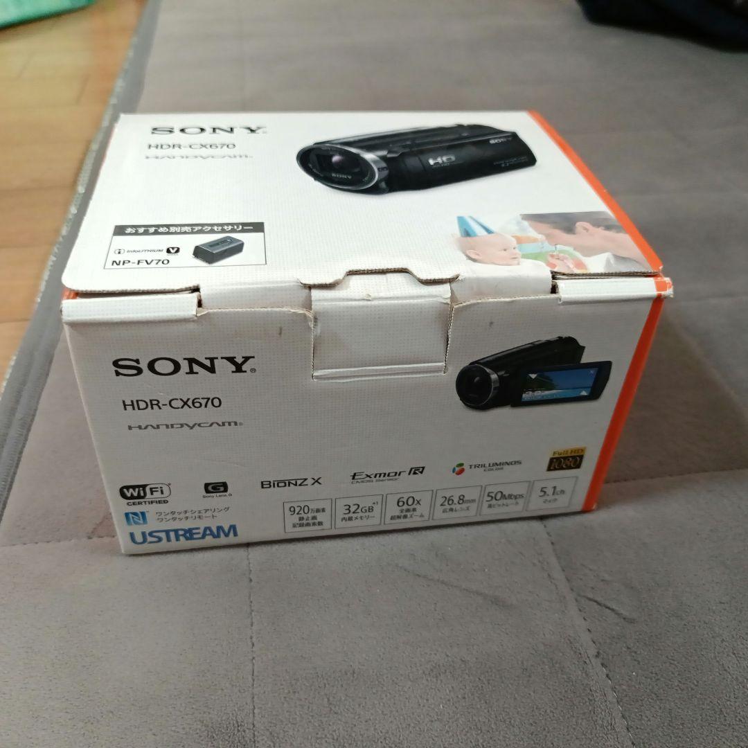 SONY ビデオカメラ HDR-CX670