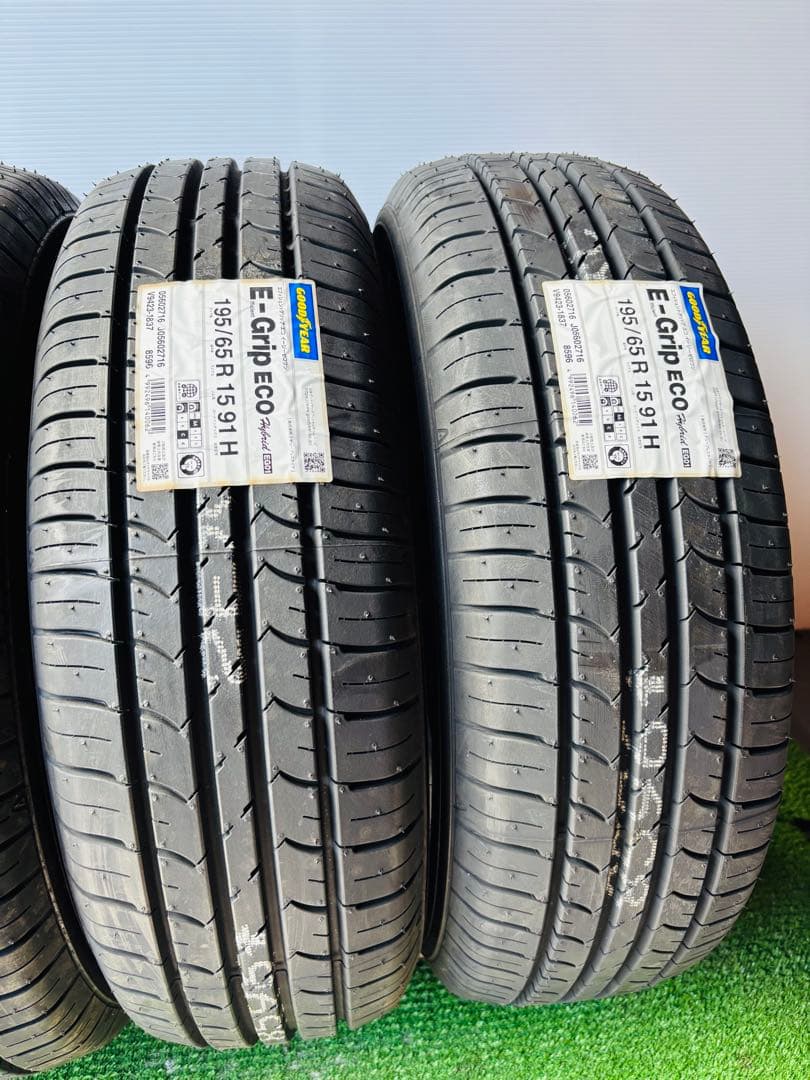 ①【トシ‼️】195/65R15 グッドイヤー　エフィシェントグリップECO