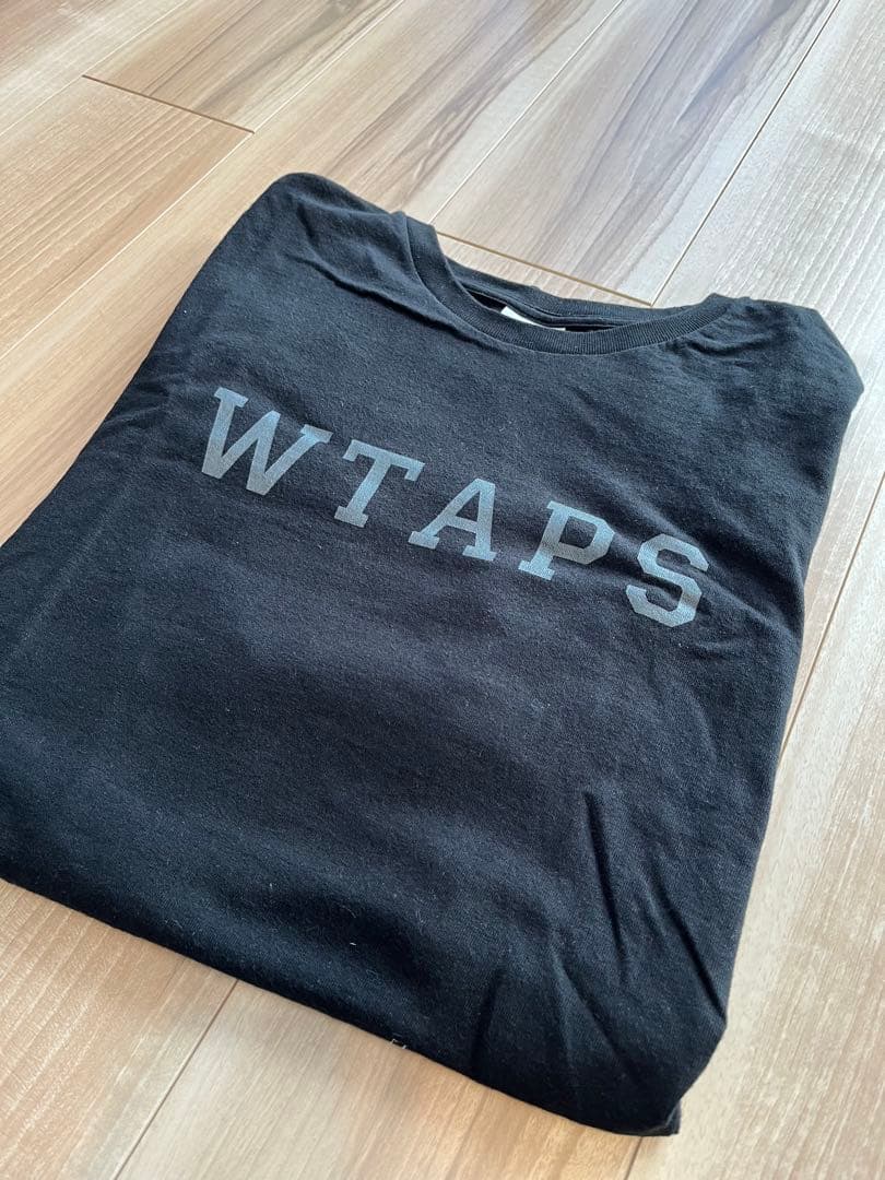 23SS wtaps COLLEGE SS COTTON 黒　L
