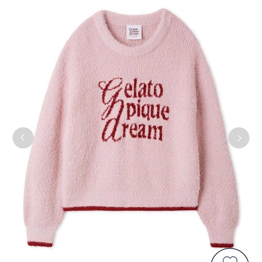 値下げ中【上下セット】gelato pique ラメフェザー プルオーバー