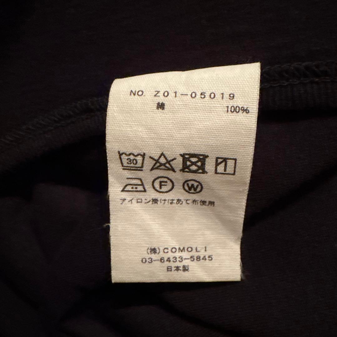 24SS COMOLI 『サープラスタンクトップ 』BLACK 2