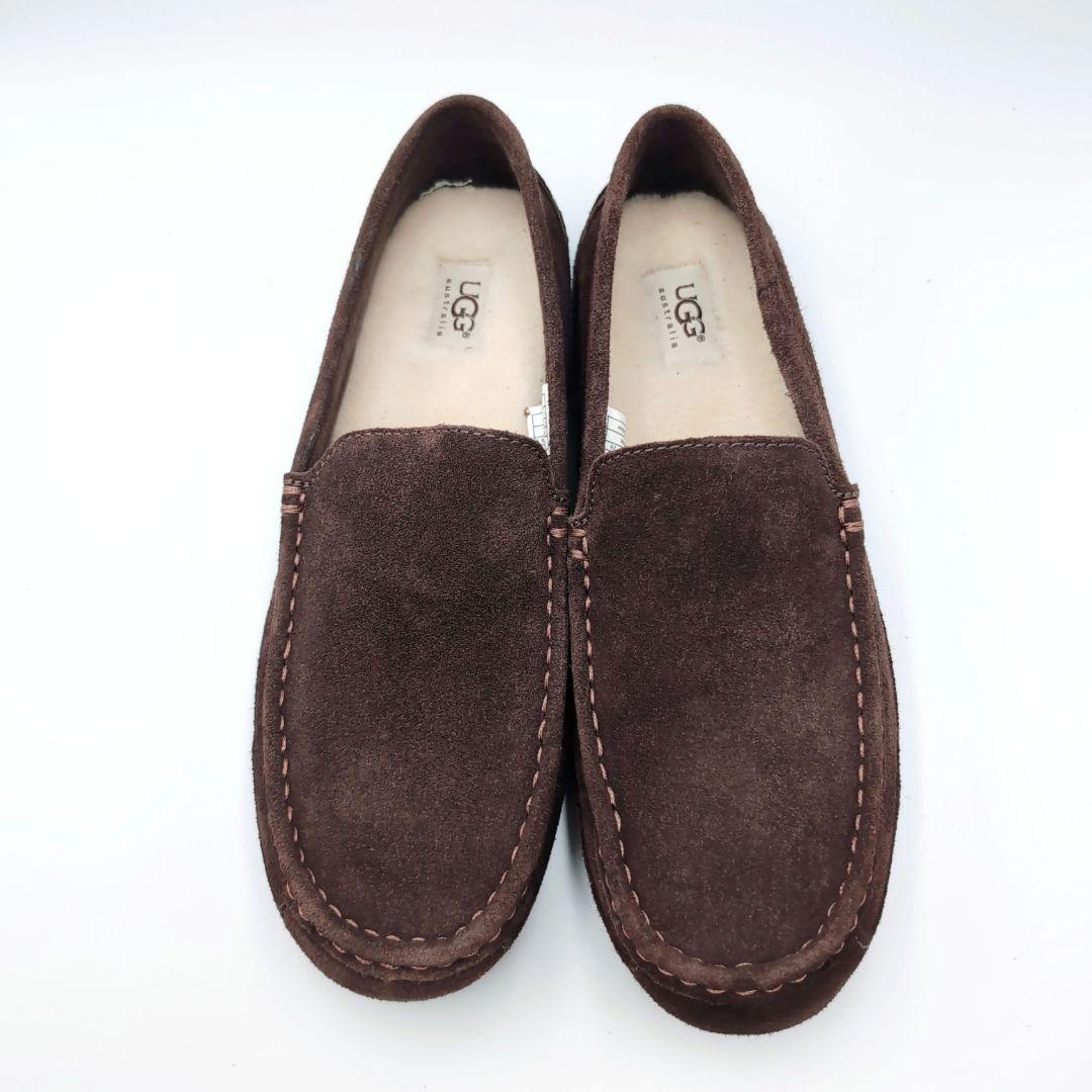 【未使用級】UGG　Alder　28cm　ダークブラウン　ローファー　モカシン