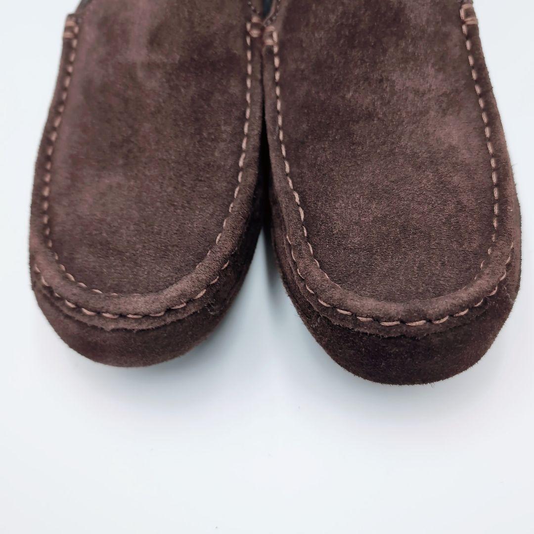 【未使用級】UGG　Alder　28cm　ダークブラウン　ローファー　モカシン