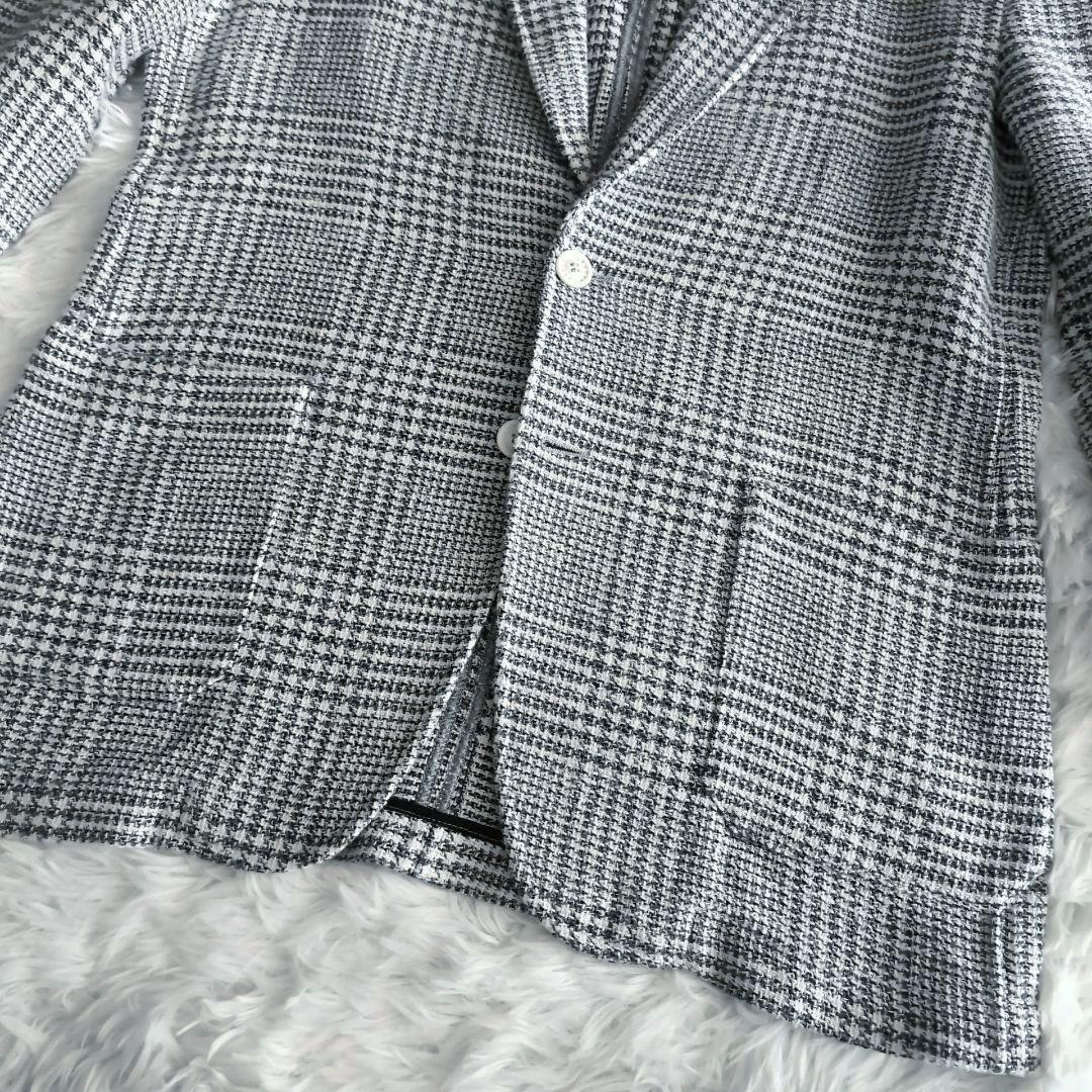 REON T-JACKET ライトツイード チェック テーラードジャケット