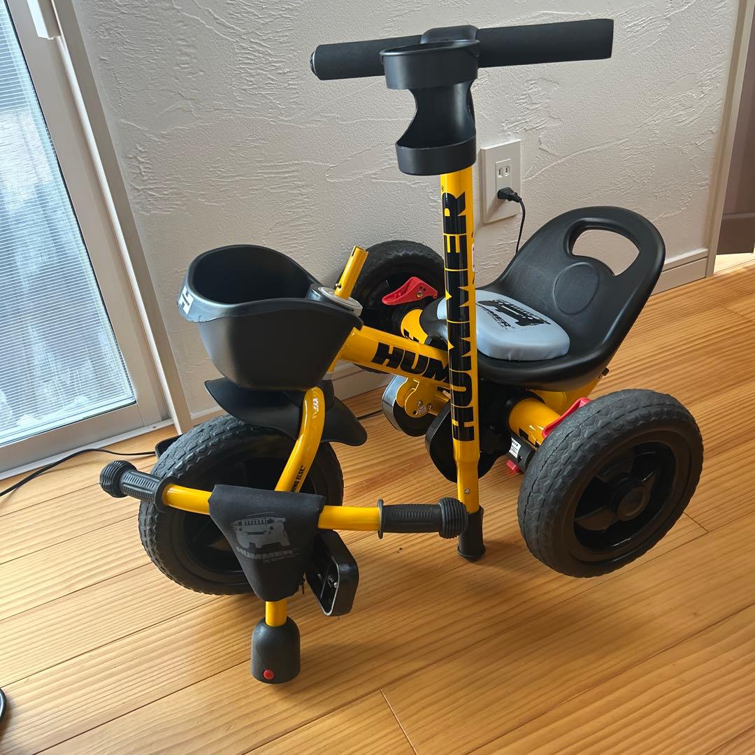 ポーセ大好き　ハマー 三輪車 カゴ付き