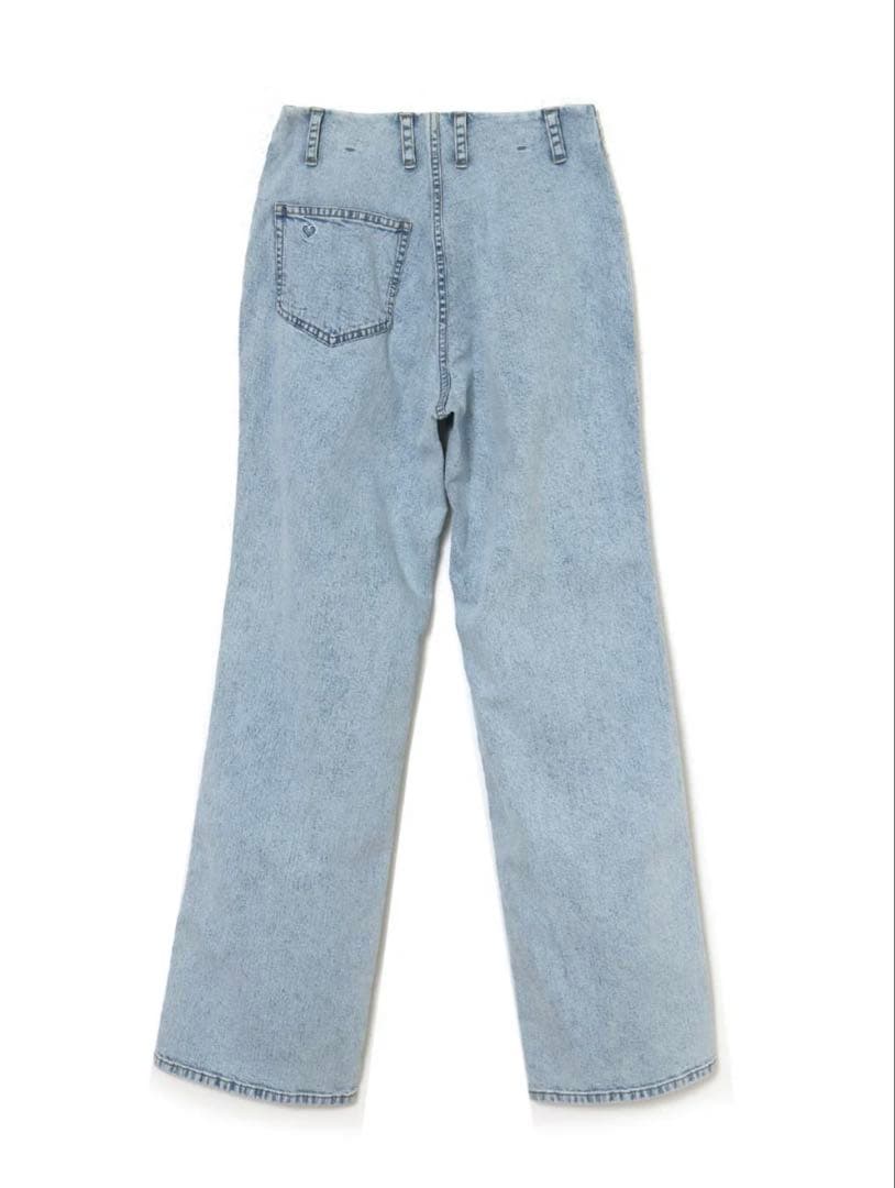 パンツ andmary Heart point denim