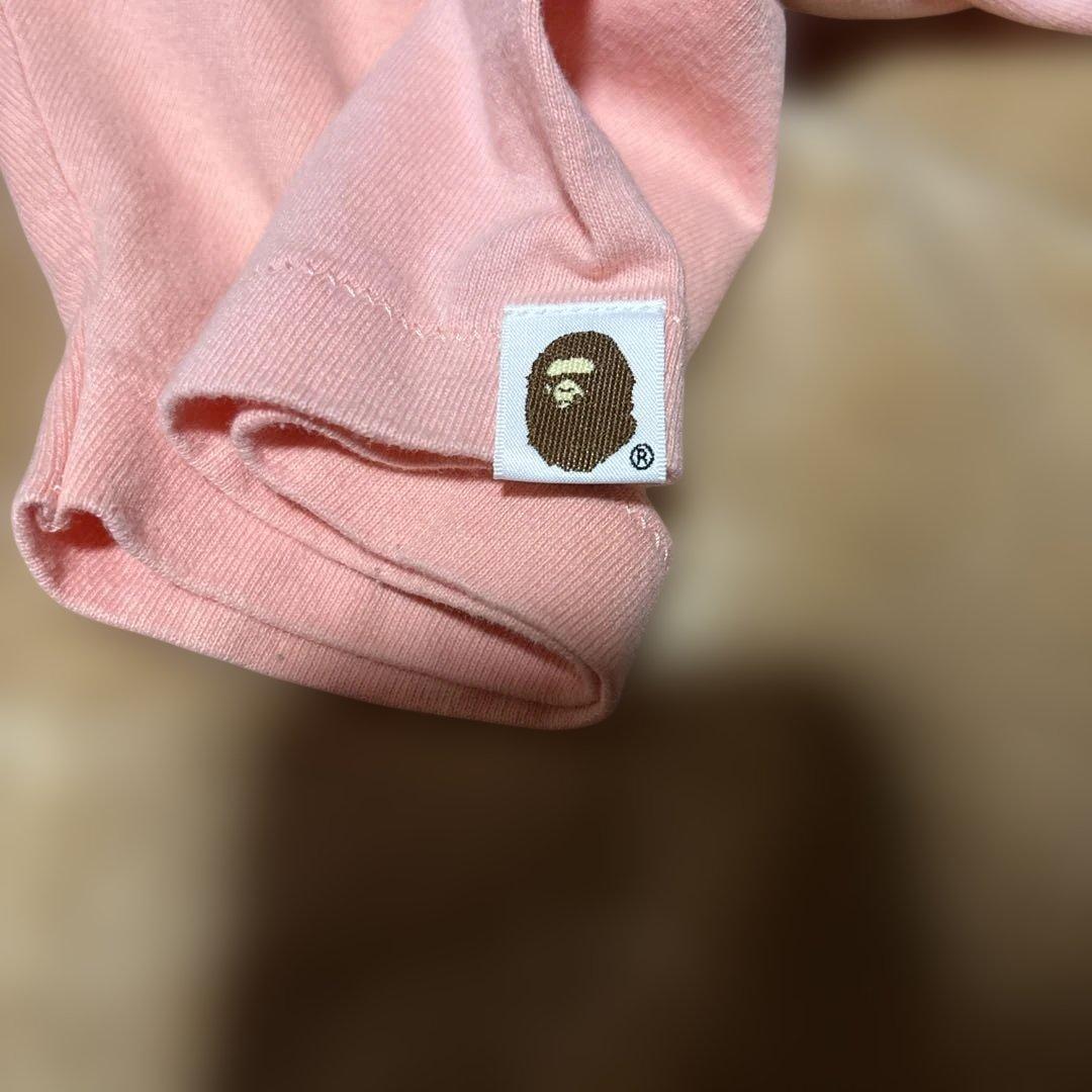 A BATHING APE　ピンクT Lサイズ