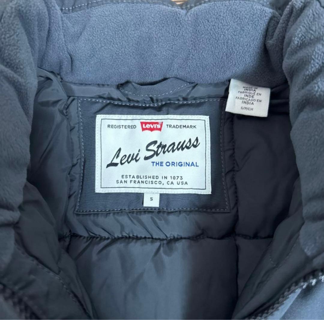 【美品】Levi’s BRIGGS ショートパファージャケット S ブラック