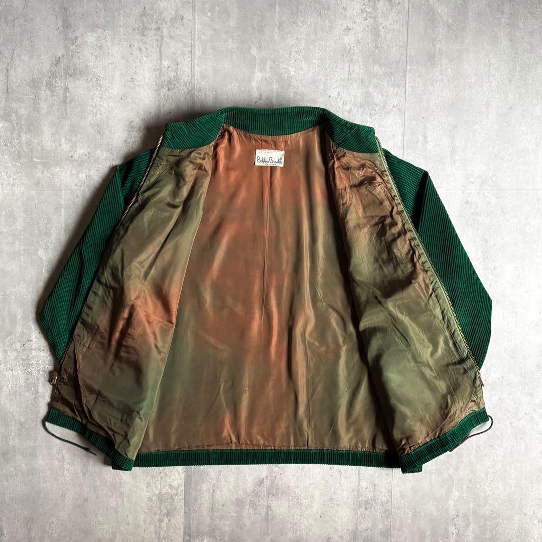 【60-70s vintage】ジップブルゾン　コーデュロイ　usa製　短丈