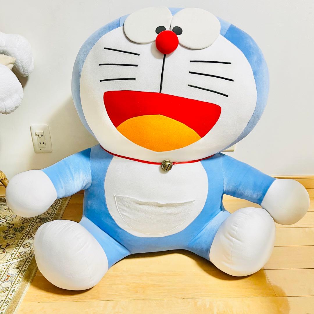 【状態良好・希少・レア】ドラえもん ぬいぐるみ 等身大 かわいい タグ付き