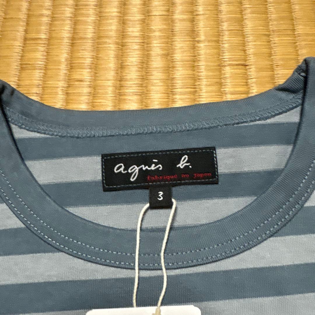 agnès b. ストライプ柄 Tシャツ サイズ3