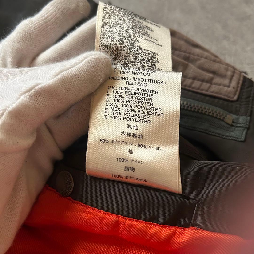 ジャケット・アウター diesel grunge ma-1 flight jacket khaki