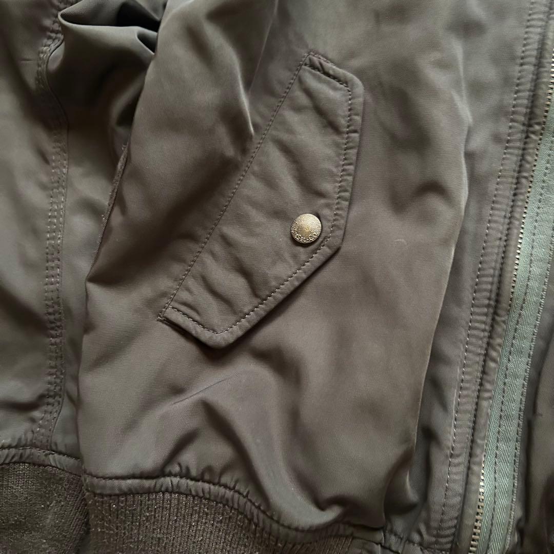 ジャケット・アウター diesel grunge ma-1 flight jacket khaki