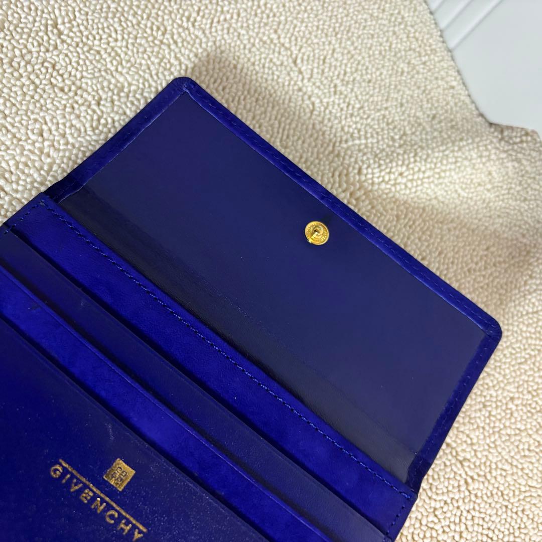 美品　GIVENCHY ジバンシー　がま口　財布　パープル