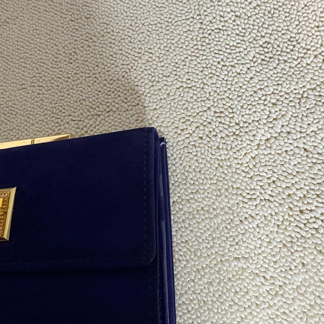 美品　GIVENCHY ジバンシー　がま口　財布　パープル