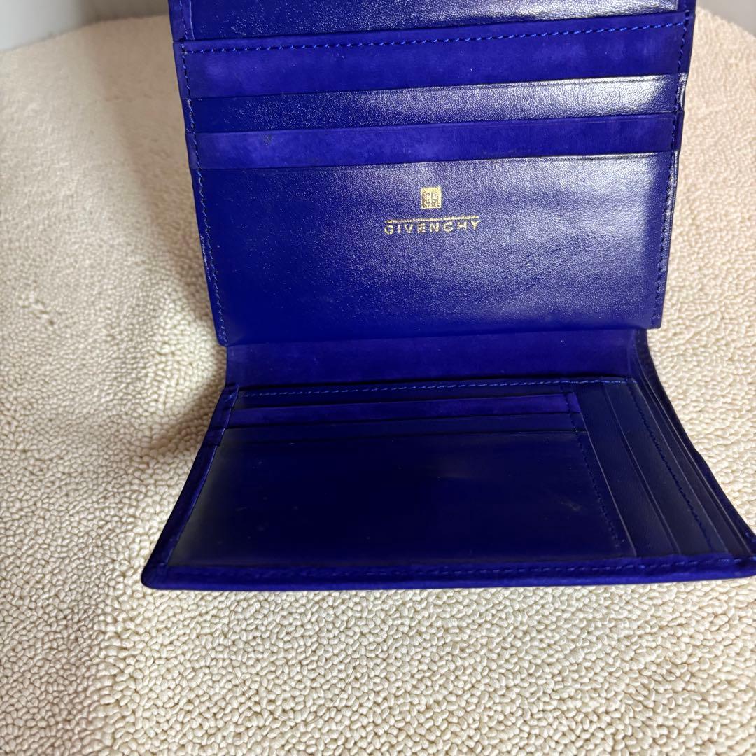 美品　GIVENCHY ジバンシー　がま口　財布　パープル