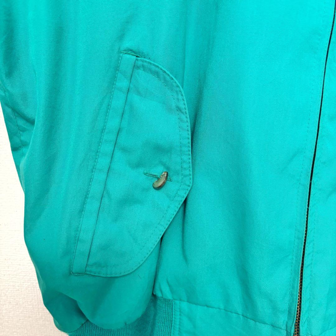 た*ぎ様 80s Eddie Bauer エディバ　スイングトップ　ターコイズ