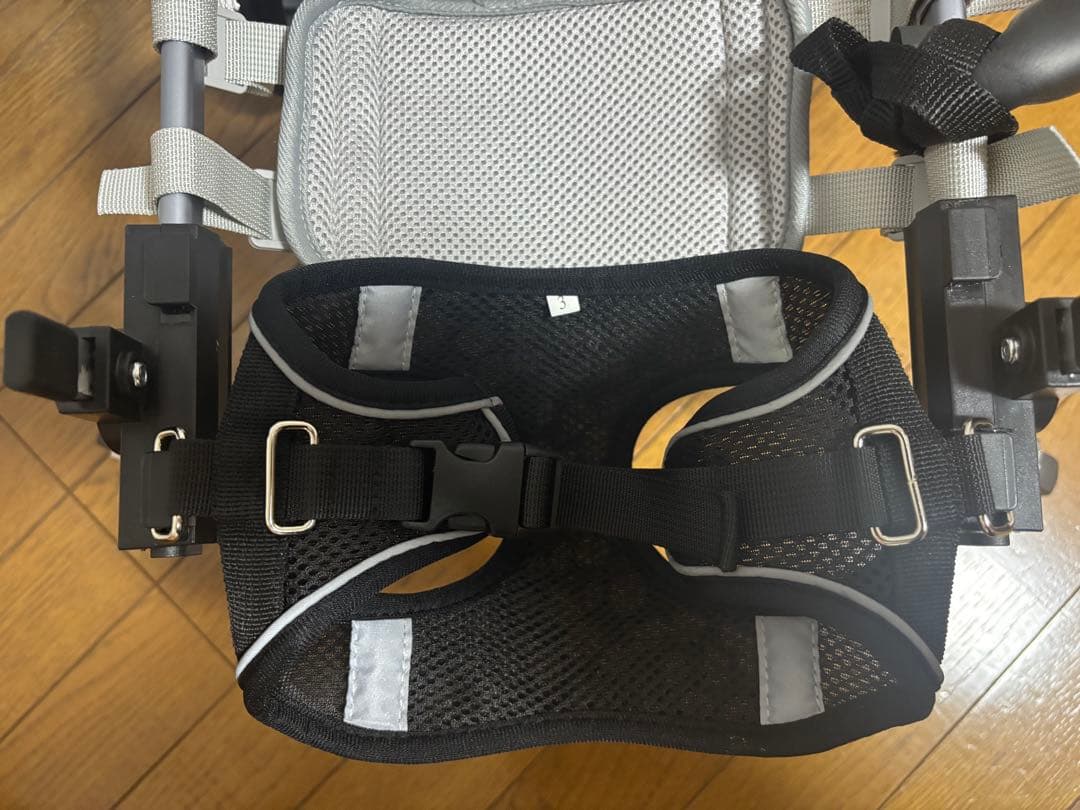 犬用4輪車いす 4輪歩行器　くるくる棒付き