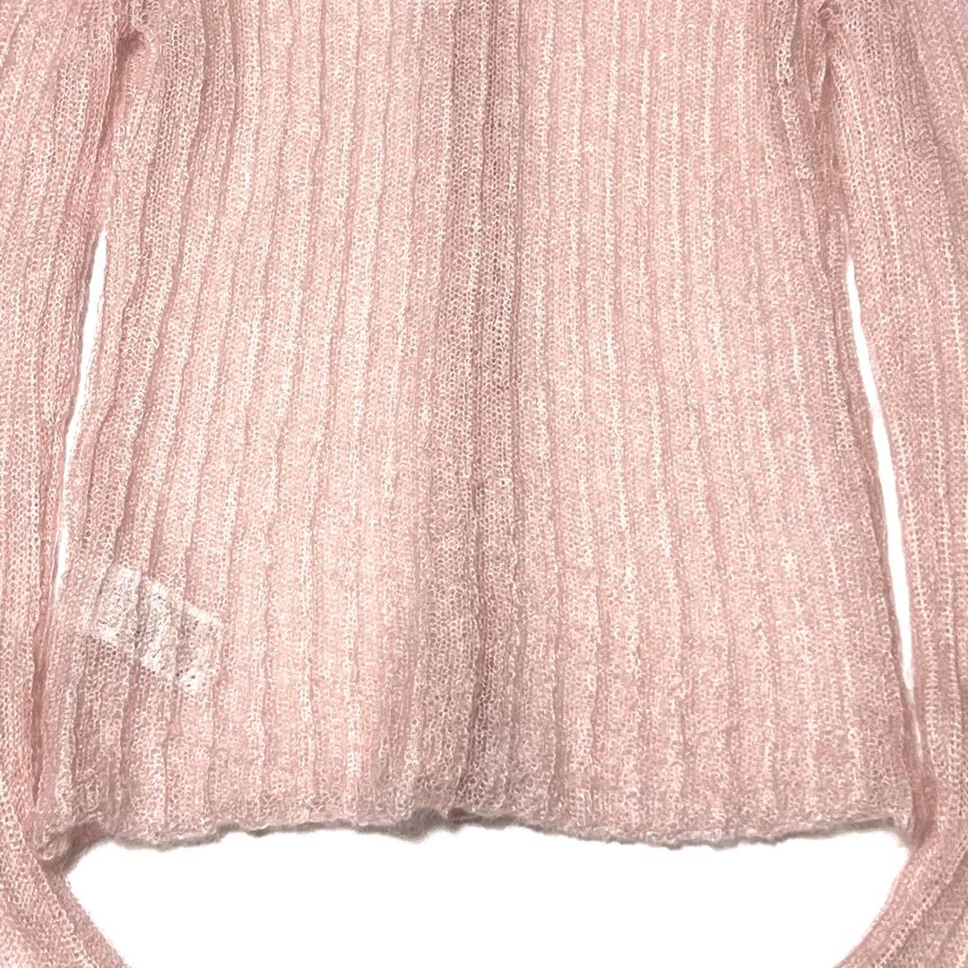THE TOE ザ・トゥー TATE MODERN KNIT ピンク モヘヤ