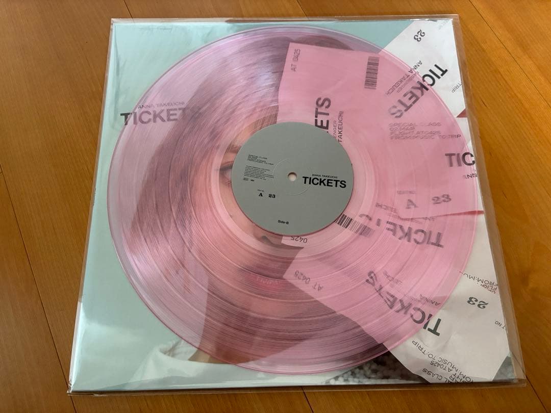 竹内アンナ　TICKETS LP レコード