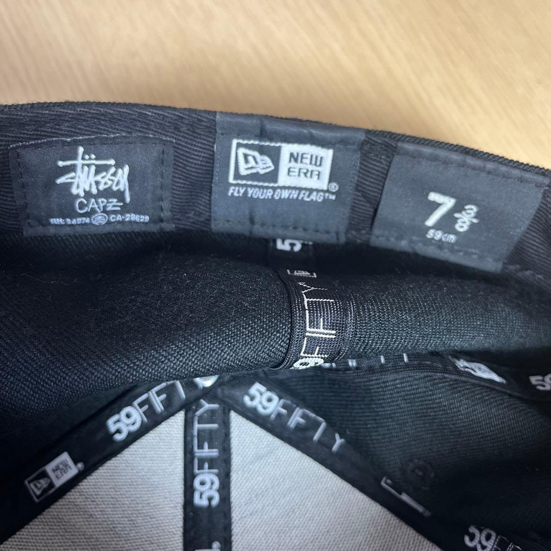 ブリブリ　STUSSY 59FIFTY キャップ 7 3/8