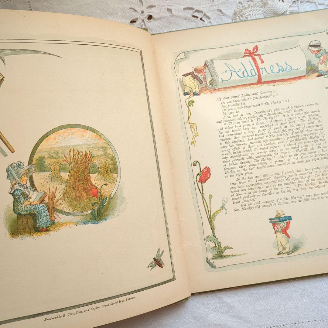 ジュリアン 稀少1882アンティーク絵本 児童書 洋書 ヴィクトリアン