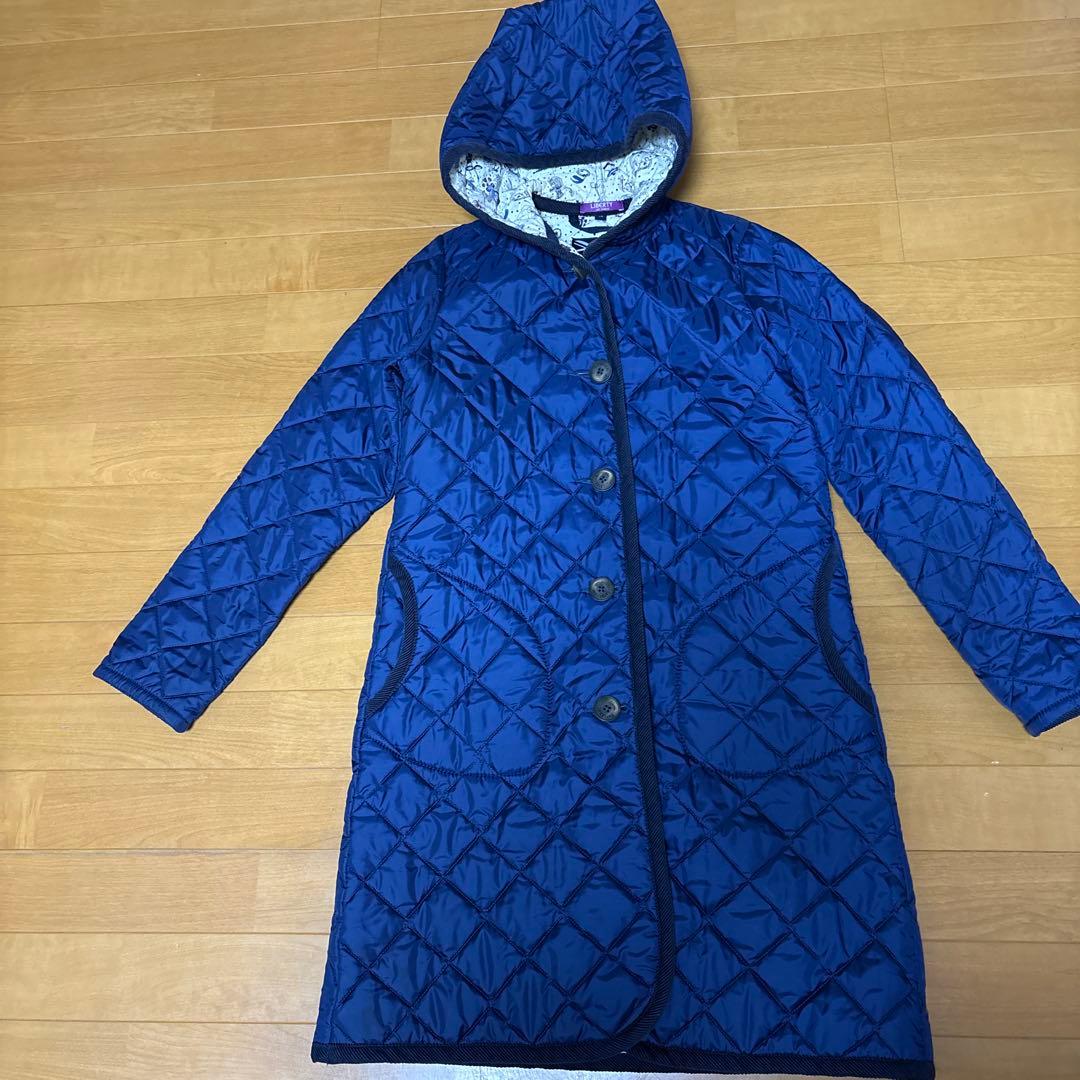 値下げ　LAVENHAM ネイビー リバティ　ブランドン 36 ミナペルホネン