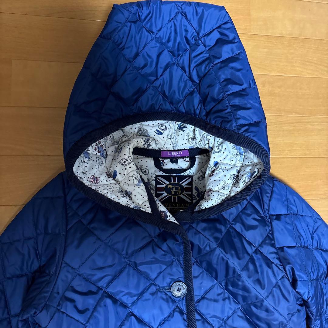 値下げ　LAVENHAM ネイビー リバティ　ブランドン 36 ミナペルホネン