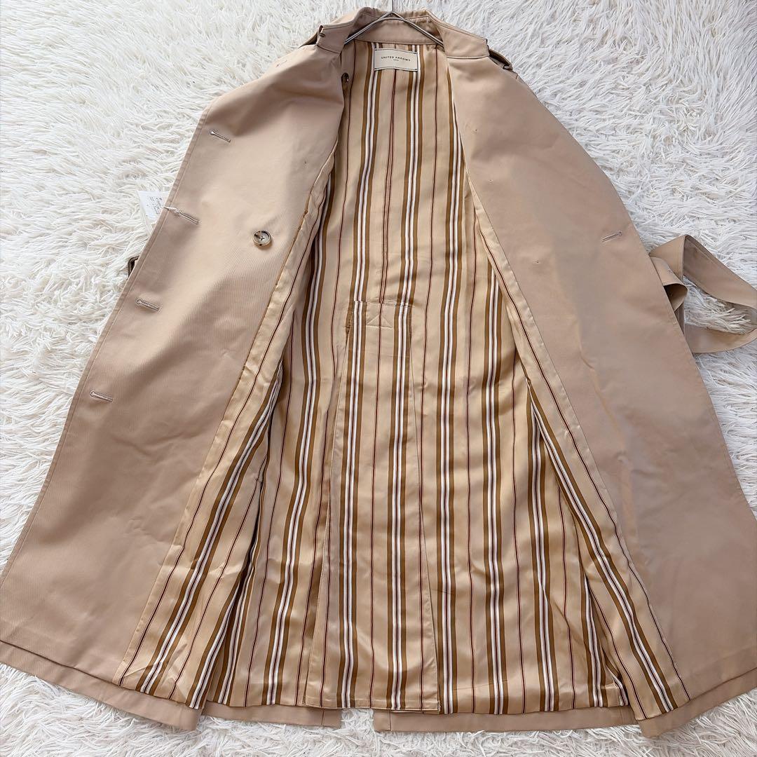 新品 Lサイズ ユナイテッドアローズ トレンチコート ベルト ロング丈
