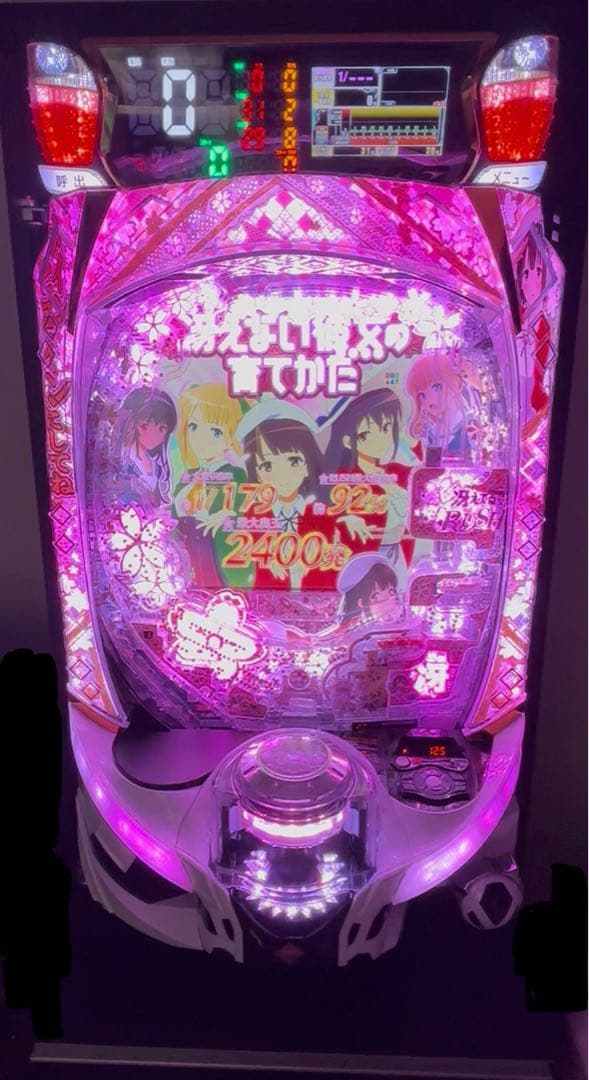 T*a様 冴えない彼女の育てかたのパチンコ台（固定台、デー太郎ランプ付き）