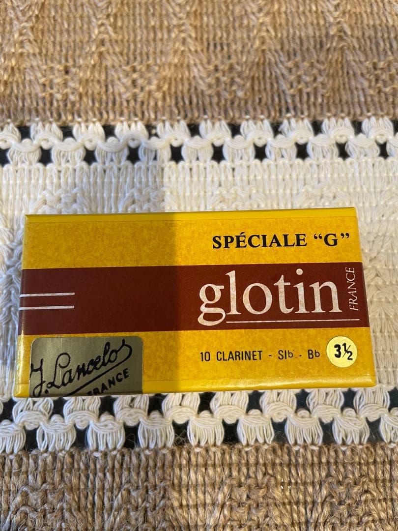 ☆希少☆glotinスペシャルGクラリネット　グロタンリード 3.5 10枚入り