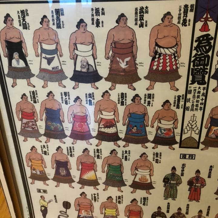 平成１４年大相撲初場所 幕内力士絵
