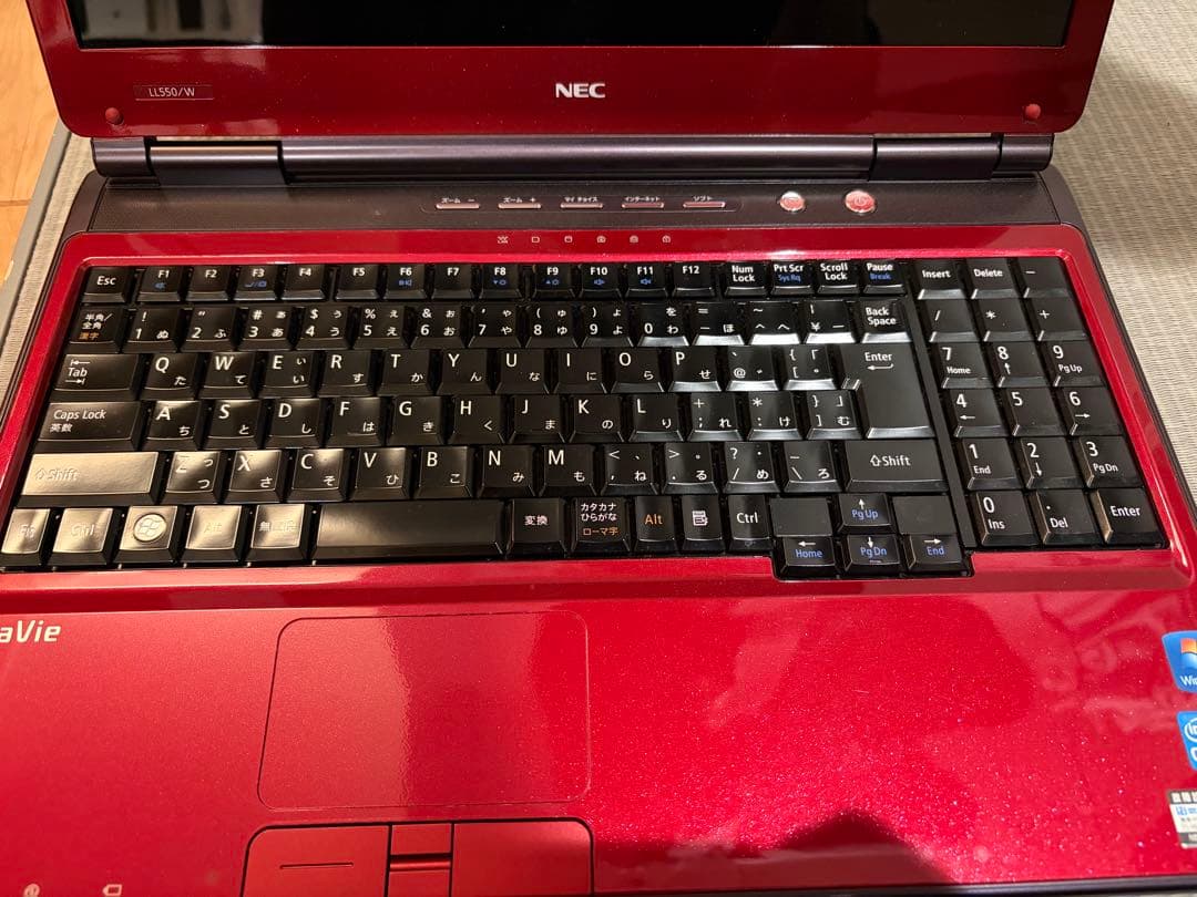 NEC LaVie レッドノートPC 本体