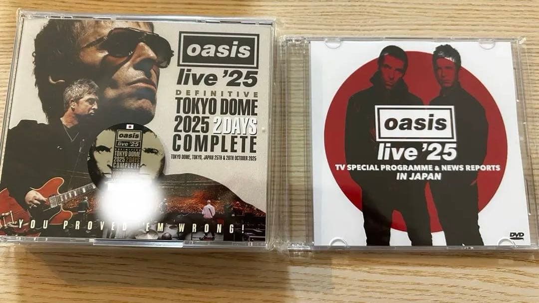Oasis live '25 Definitive Tokyo Dome 未開封