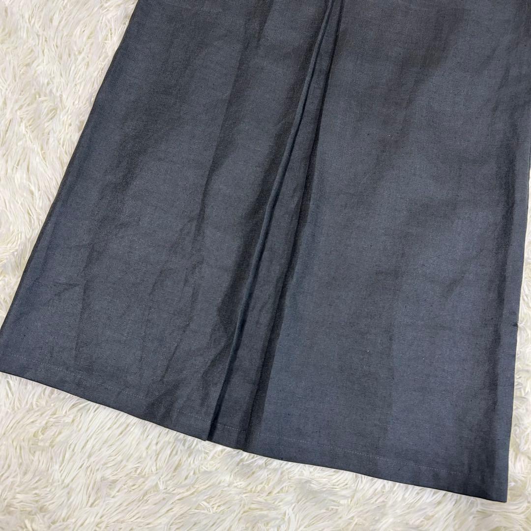 【新品】アダムエロペ サステナブル ハイウエストベンツタックスカート
