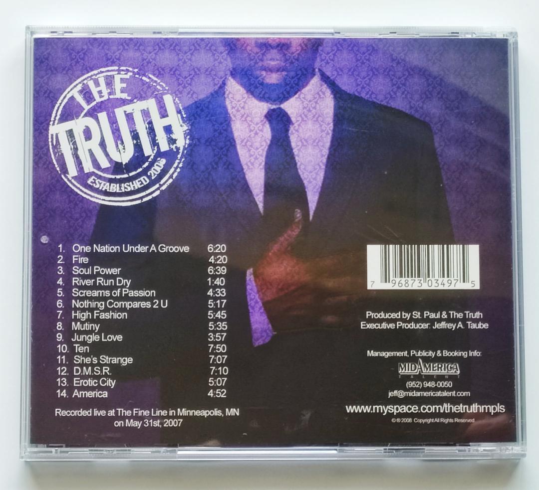 THE TRUTH - LIVE　プリンス　ミネアポリス　激レア・インディソウル