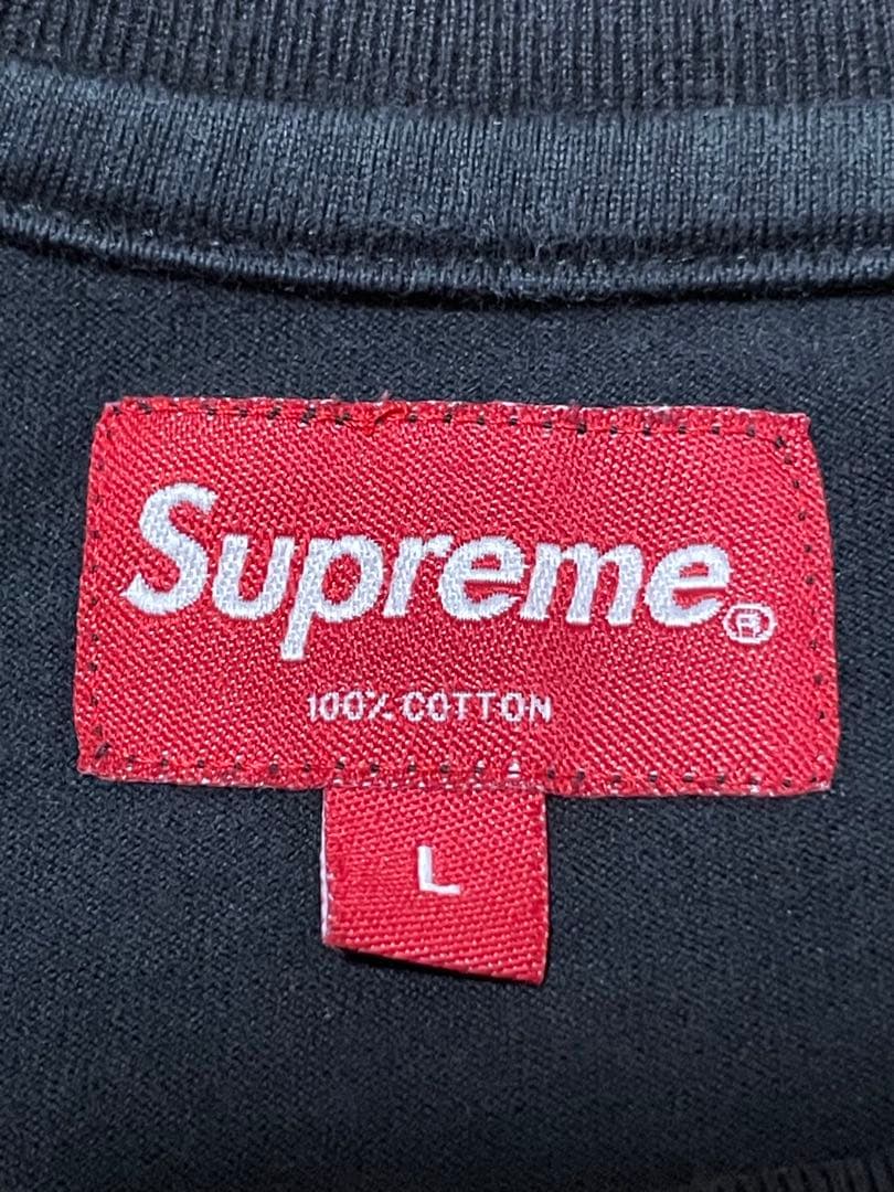 Supreme SmallBox Logo Tee 黒Lサイズ スモールボックス