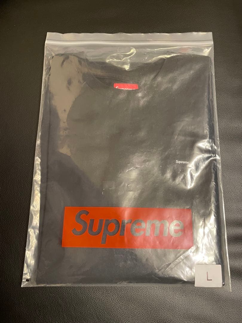Supreme SmallBox Logo Tee 黒Lサイズ スモールボックス