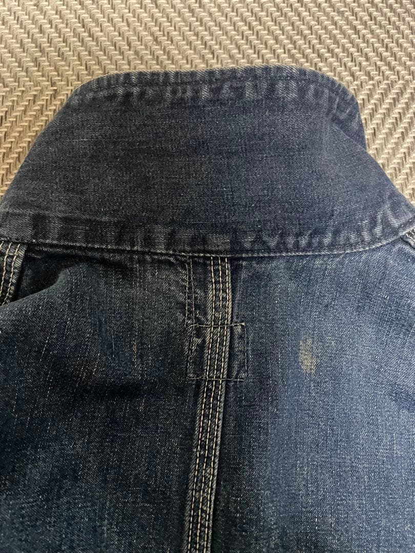 60年代。Leeの91-Jカバーオール。JELTDENIM特有のいい色です！