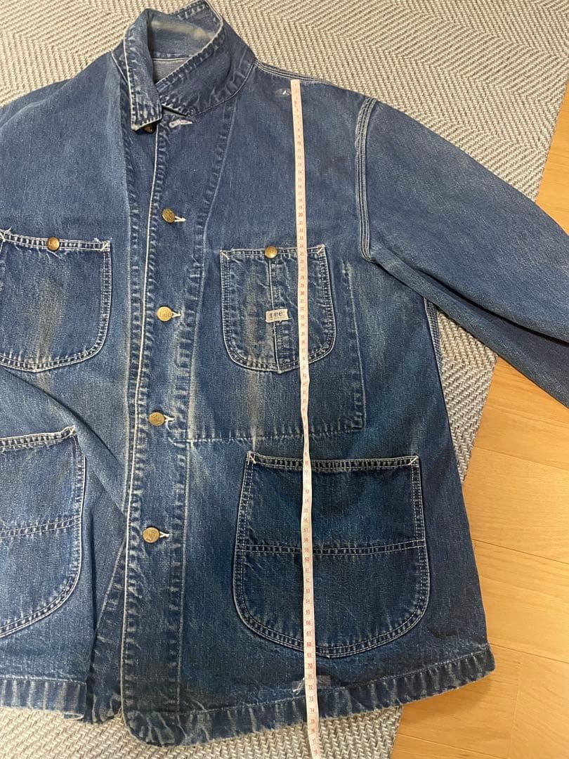 60年代。Leeの91-Jカバーオール。JELTDENIM特有のいい色です！